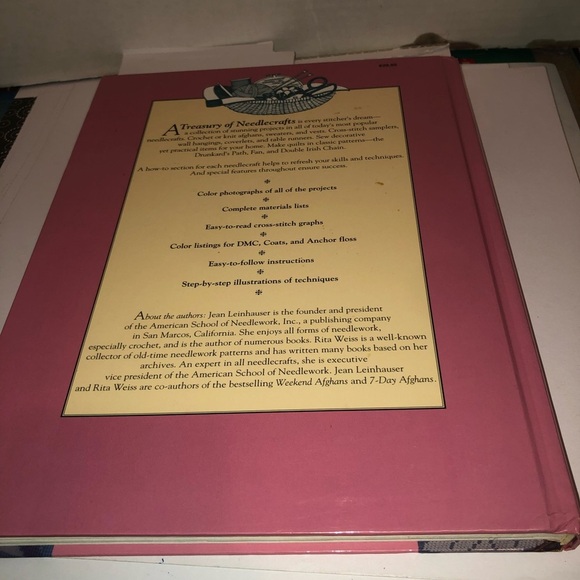 A Treasury of Needlecrafts- over 100 easy-to-make projects- hardcover - - Picture 2 of 10